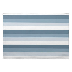 Beach Blue White Stripes Placemat