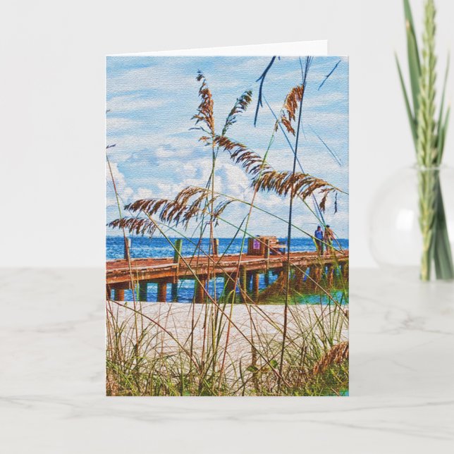 Beach Board Walk Card (Front)