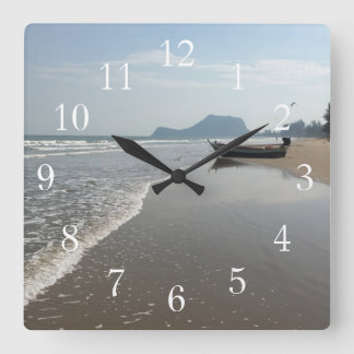 Beach Boat Clock