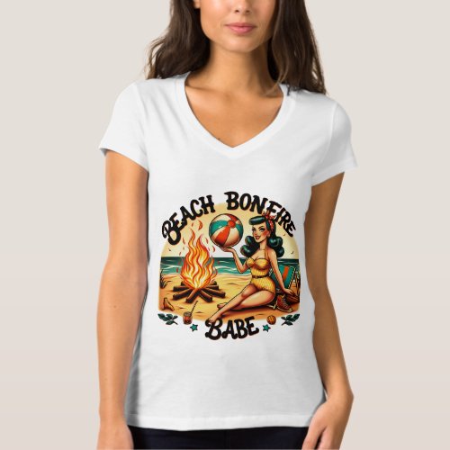 Beach Bonfire Baby T_Shirt