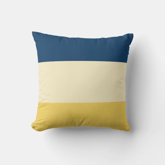 Beach Bound | 3-Stripe Throw Pillow (Front)