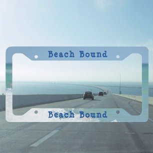 Beach Bound  License Plate Frame