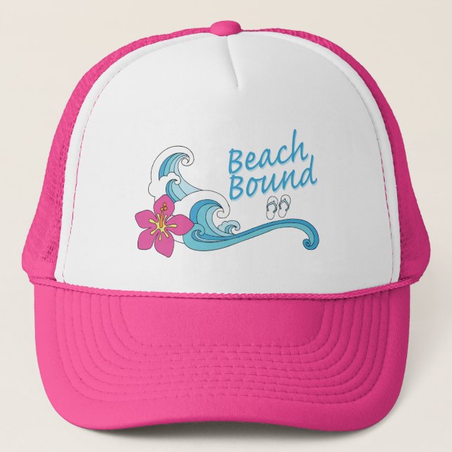 Beach Bound Trucker Hat (Front)