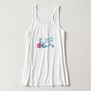 Beach Bound Women's Flowy Racerback Tank Top