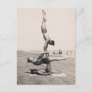 Beach Boy Balance Postcard