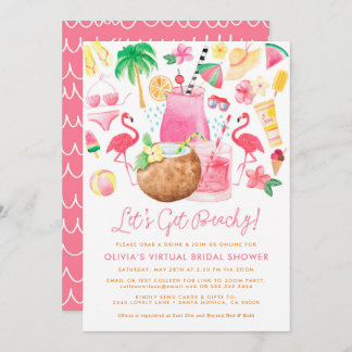 Beach Bridal Shower Invitation