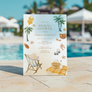 Beach Bridal Shower Invitation