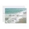 Beach Bridal Shower Invitations, Aqua Blue/White