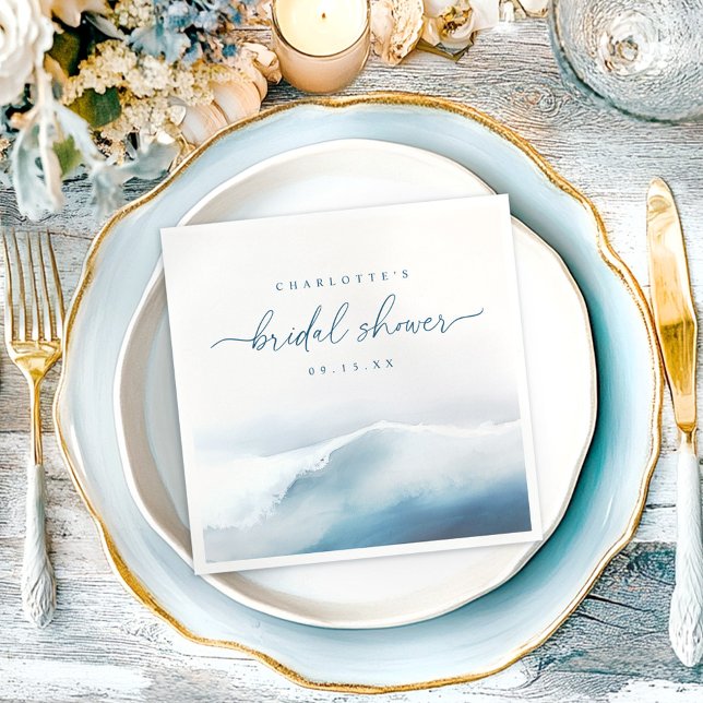  Beach Bridal Shower Ocean  Napkins (Creator Uploaded)