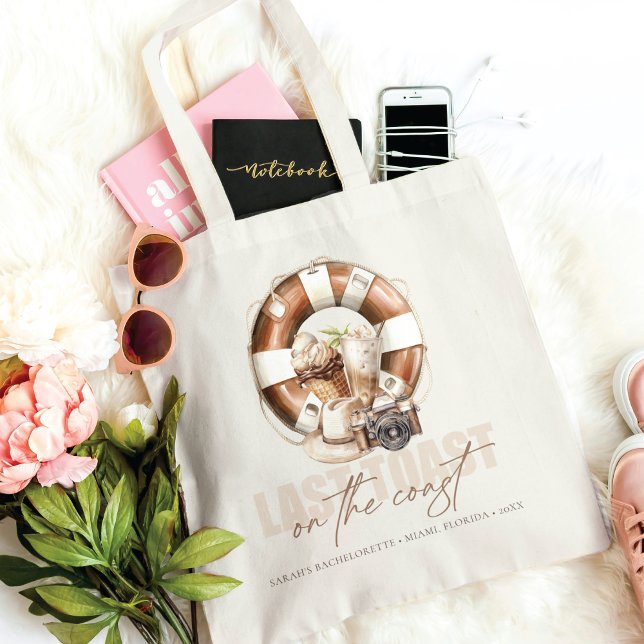 Beach Bridal Shower Personalized Tote Bag (Creator Uploaded)