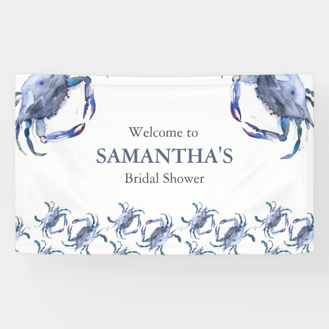 Beach Bridal Shower Welcome Sign (Horizontal)