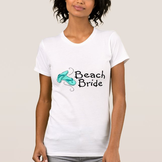 Beach Bride (Beach Wedding) T-Shirt (Front)