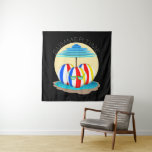 Beach Buddies Beat The Heat: Sun&#39;s Out, Fins Out! Tapestry at Zazzle