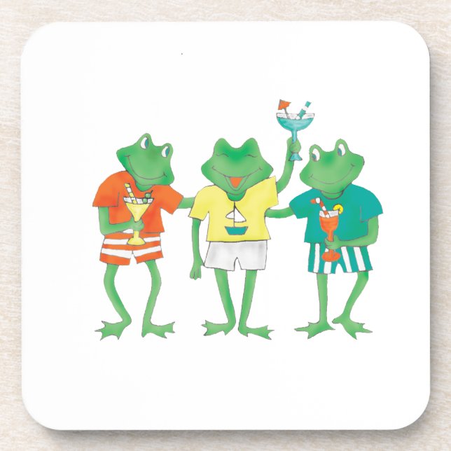 Beach Buddies Drink Coaster (Front)