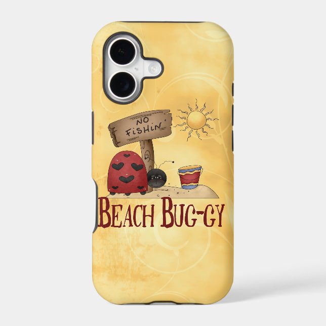 Beach Bug-gy Iphone Case (Back)