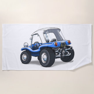 beach buggy (blue hardtop) towel