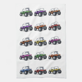 beach buggy tea towel