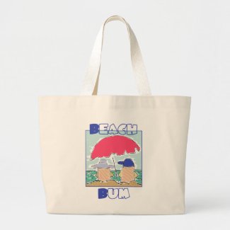 Beach Bum Canvas Bag