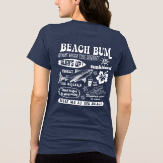 Beach Bum Beach Summer  Tri-Blend Shirt