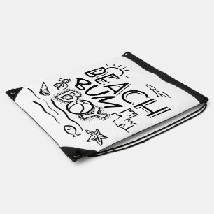 Beach Bum Boy Drawstring Bag