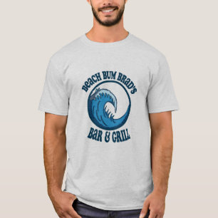 Beach Bum Brad Bar and Grill T-Shirt