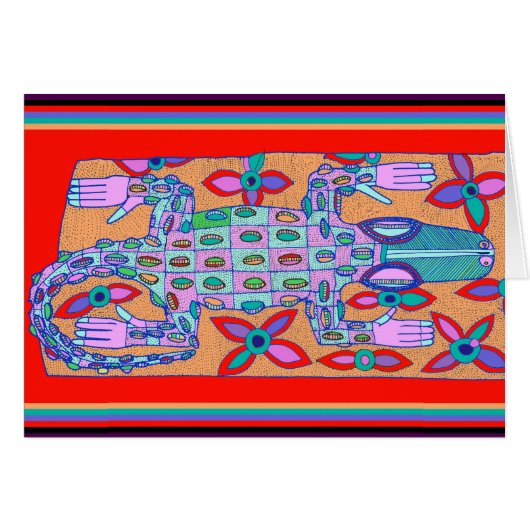 Beach Bum Croc Cards (Front Horizontal)