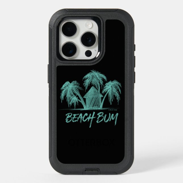 Beach Bum iPhone 15 Pro Case (Back)