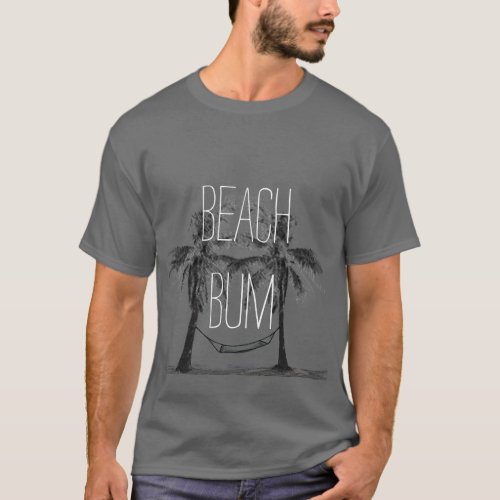 Beach Bum or your Favorite Quote T_Shirt
