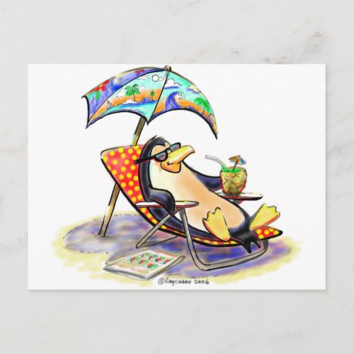 Beach Bum Postcard