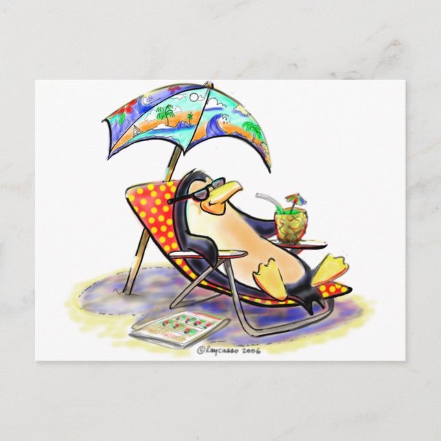 Beach Bum Postcard (Front)