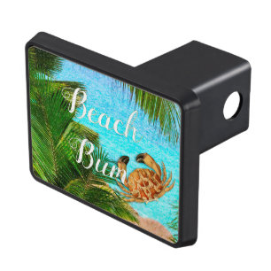 Beach Bum Summer Time Fun Tow Hitch Cover