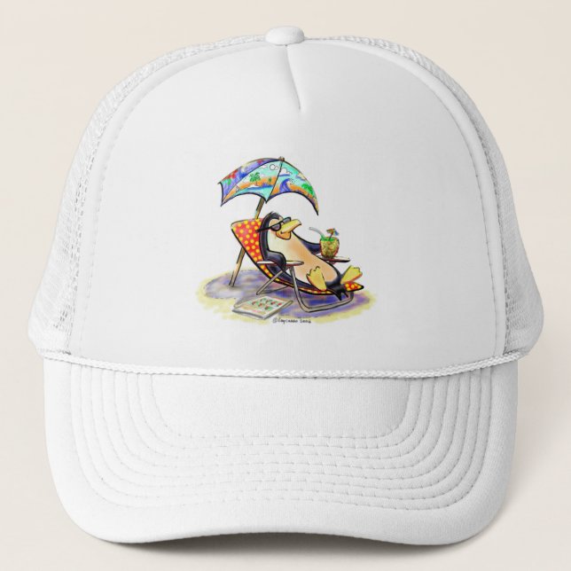 bEaCh bUm Trucker Hat (Front)