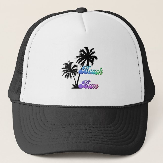 Beach Bum Trucker Hat (Front)