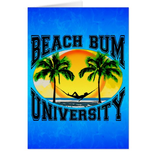 Beach Bum University Cards (Front)