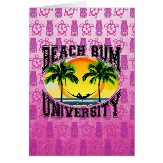 Beach Bum University Cards (Front)