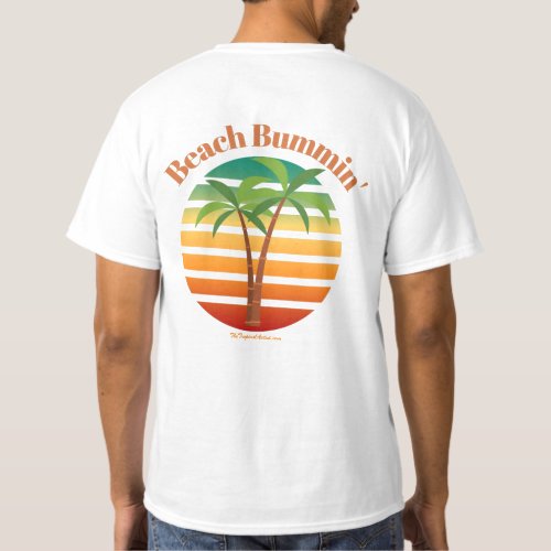 Beach Bummin _ Tropical Caribbean Beach Lover T_Shirt