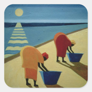 Beach Bums 1997 Square Sticker