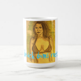 beach bums rock coffee mug