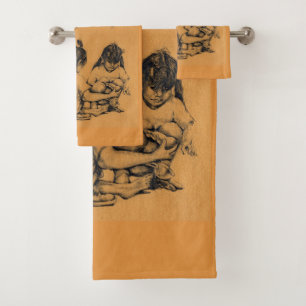 Beach Bunnies Bath Towel Set