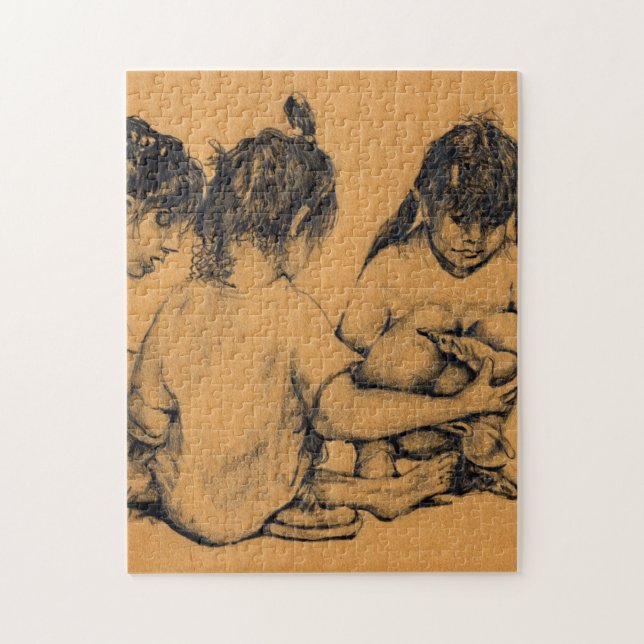 bEach Bunnies Jigsaw Puzzle (Vertical)