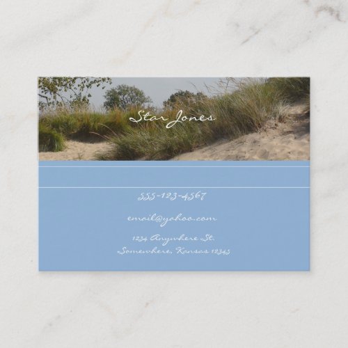 Beach business card