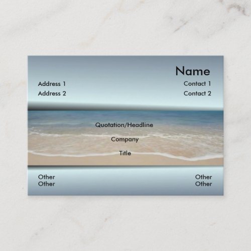 Beach Business Card