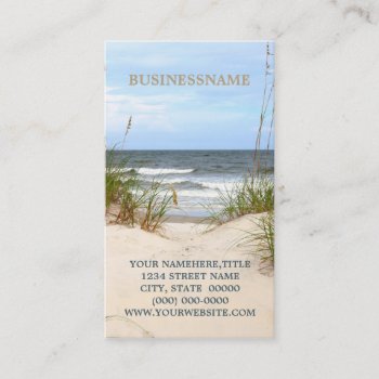 Beach Business Cards by CarriesCamera at Zazzle