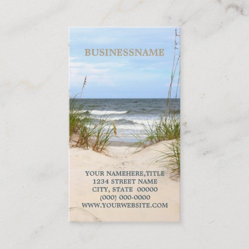 Beach Business Cards