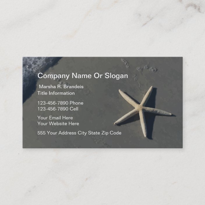 Beach Business Cards | Zazzle.com