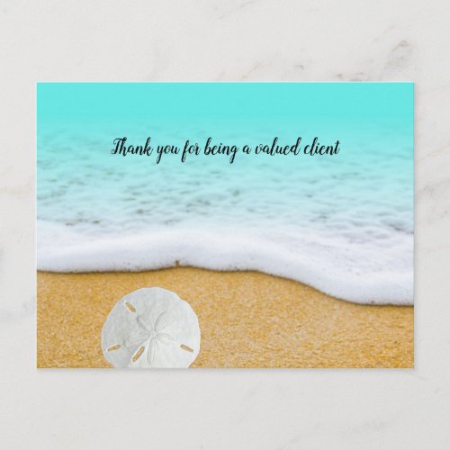 Beach Business Thank You Advertisement Postcard