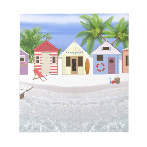 BEACH CABANAS NOTEPAD