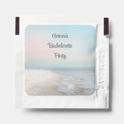 Beach Cabin Bachelorette Party Hand Sanitizer Packet