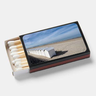 Beach cabins at Fort Mahon in France Matchboxes
