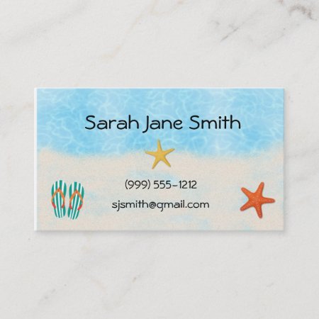 Beach Calling Cards / Business Cards (#bus 009)
